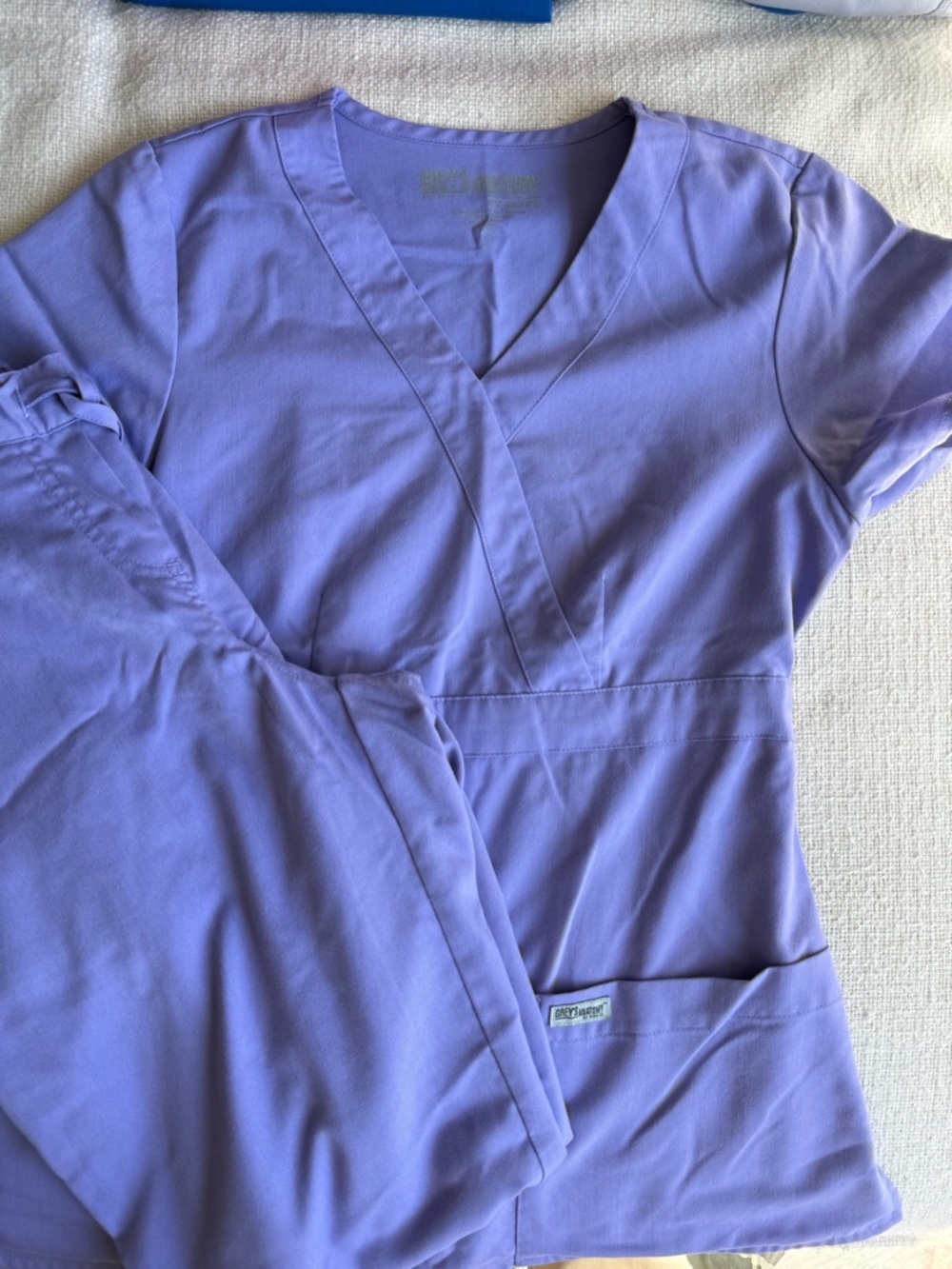 Grey's Anatomy Lavender Scrub Top